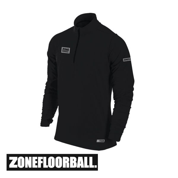 Zone T-Shirt HITECH Long Sleeve schwarz