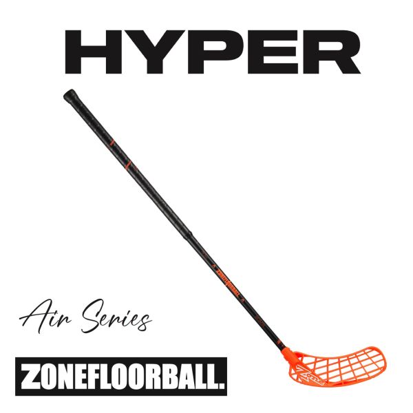Floorballschläger - Zone HYPER AIR Light 31 schwarz lava orange