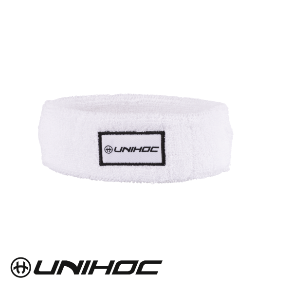 Unihoc Stirnband TERRY weiß