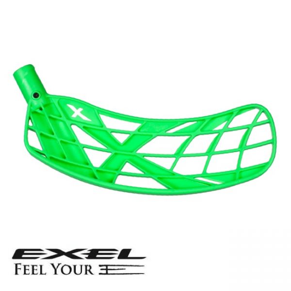 Floorball Kelle - Exel X Soft neon grün