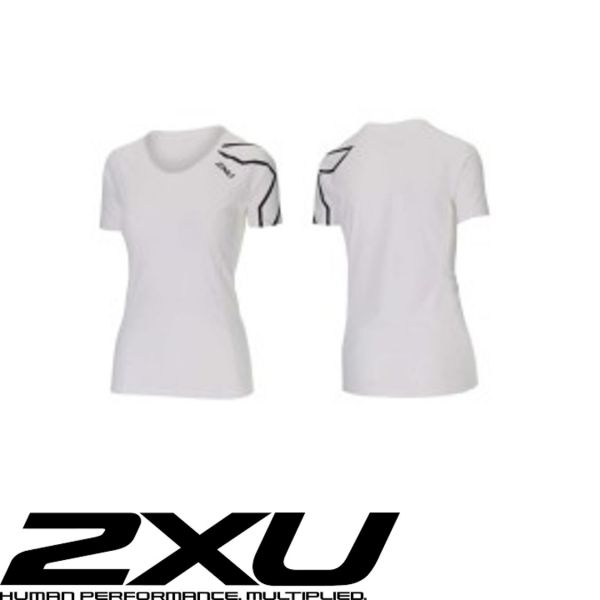 2XU ACTIVE Shortsleeve Tee Damen weiß