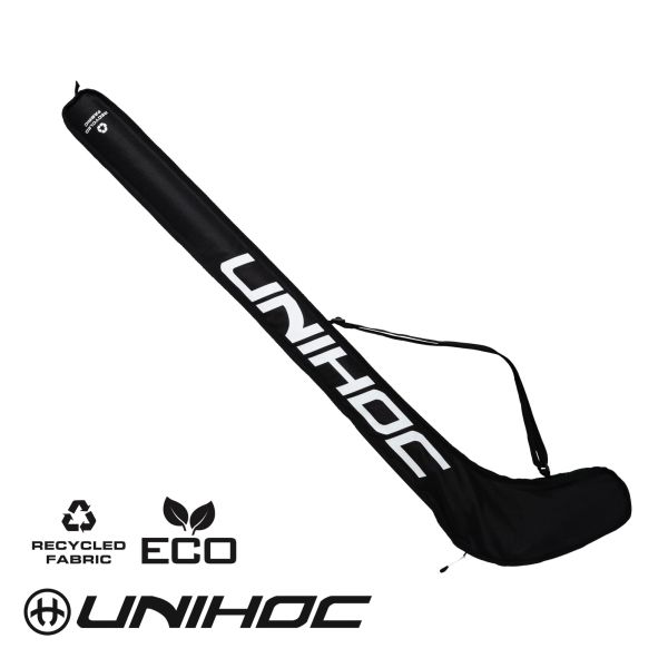 Tasche für Floorballschläger - Unihoc Stickbag UNIHOC STARTER ECO schwarz Junior.jpg