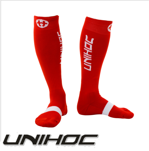 Unihoc Stutzen BADGE rot