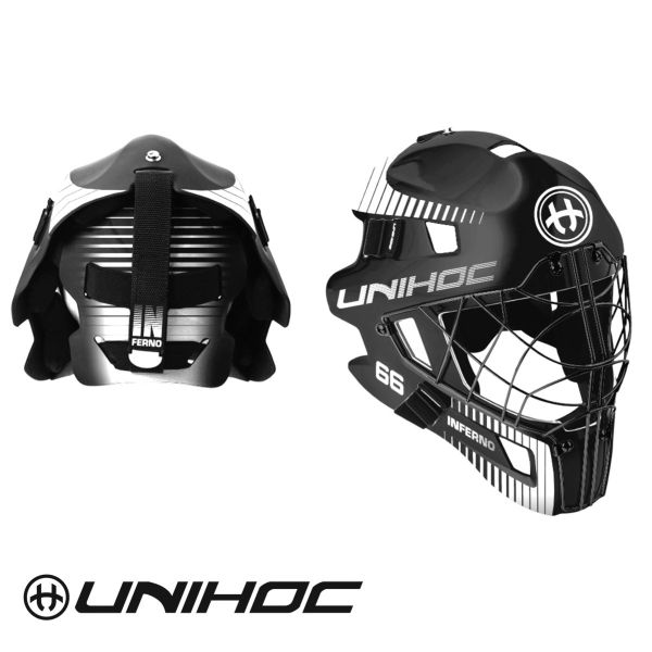 Unihoc INFERNO 66 Maske schwarz