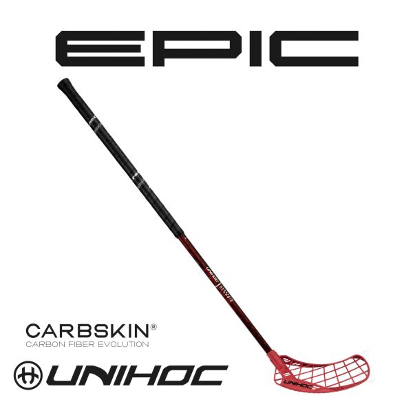 Unihoc EPIC CARBSKIN FeatherLight 29 radiant rot