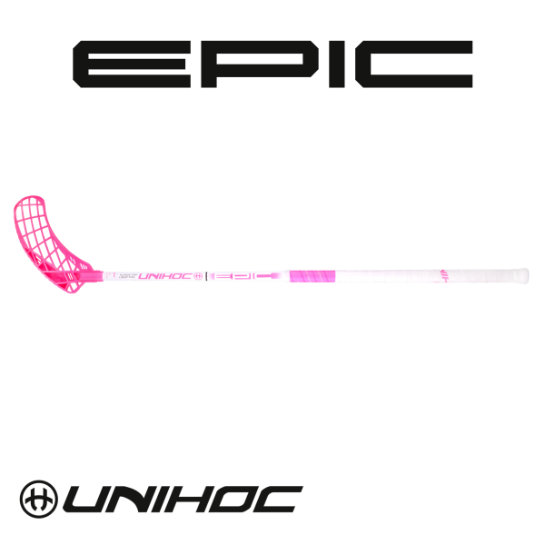 Unihoc EPIC SuperTopLight 29 weiß/pink