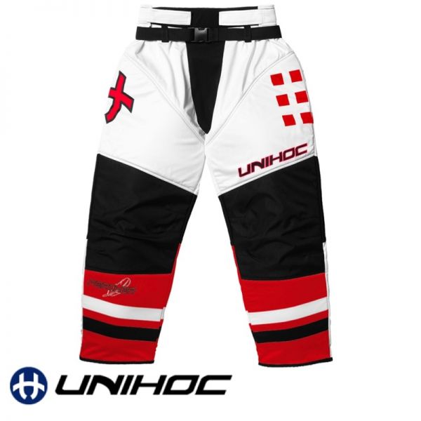 Unihoc FEATHER TW-Hose weiß/rot