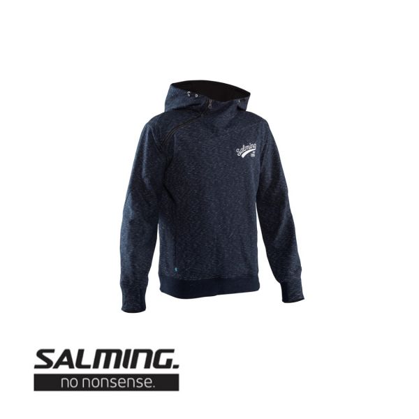 Salming Pullover SOLID HOOD blau