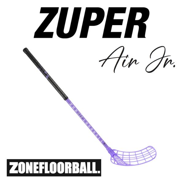 Floorballschläger für Kinder - Zone ZUPER AIR JR. 35 schwarz lila (TS)