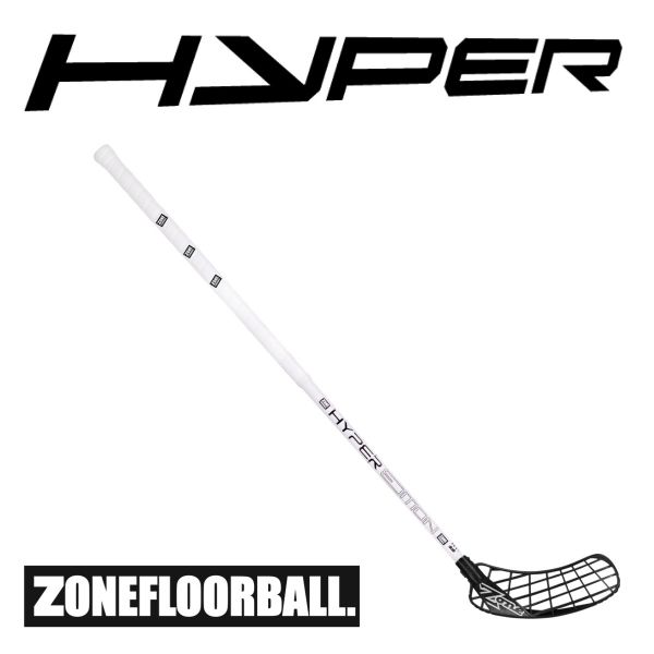 Floorball Schläger - Zone HYPER Composite 27 weiß/schwarz