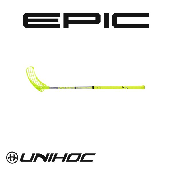 Floorball Stick - Unihoc Epic Composite 32 yellow silver