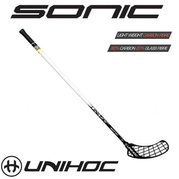 Unihoc SONIC TopLight II 28 Weiß/Schwarz