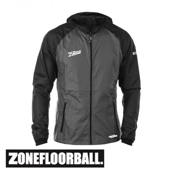 Zone Jacke WIND HYBRID grau