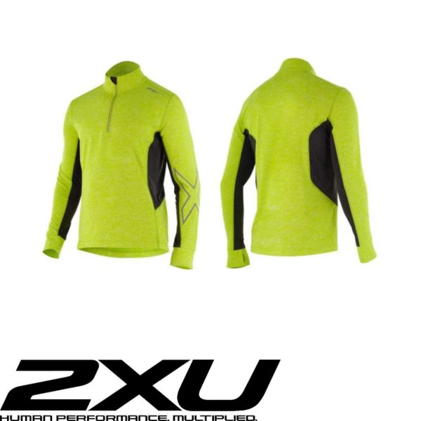 2XU X-VENT Longsleeve neon gelb