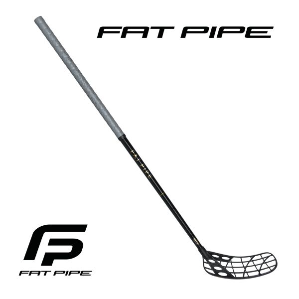 Floorballschläger - Fatpipe CRTL SLICKS RAW 27 Low Kick schwarz grau.jpg