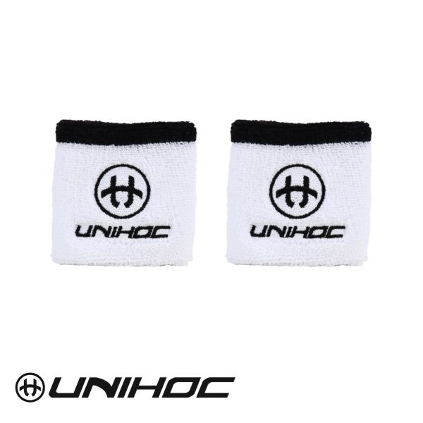 Unihoc Schweißband SWEAT (2er Pack) weiß