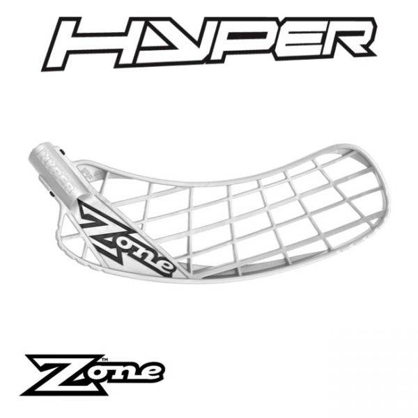 Floorball Kelle Zone HYPER hart weiß