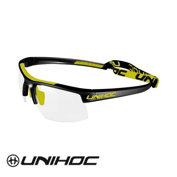 Unihoc Sportbrille ENERGY Kids schwarz/gelb