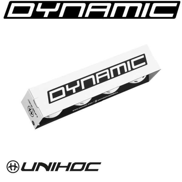 Unihoc Floorball DYNAMIC weiß 4er Pack