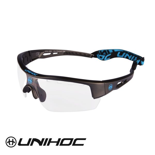 Unihoc Sportbrille VICTORY Senior Schwarz / Blau