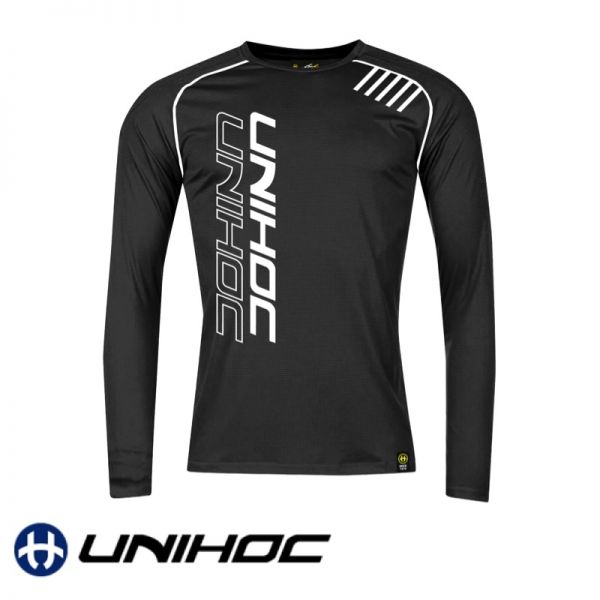 Unihoc T-Shirt WARM-UP Longsleeve schwarz
