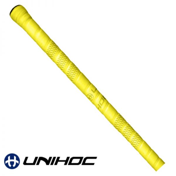 Floorball Griffband Unihoc Grip TOP GRIP neon gelb