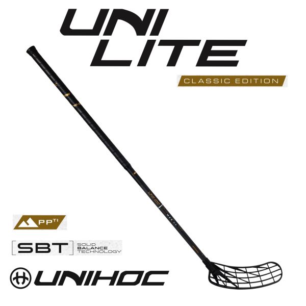 Floorballschläger - Unihoc UNILITE MAX TI CLASSIC 29 schwarz gold.jpg