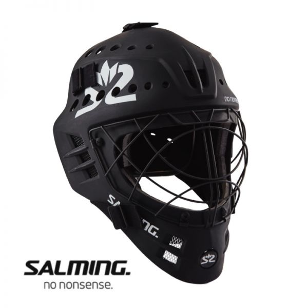 Floorball Maske - Salming Phoenix Elite schwarz