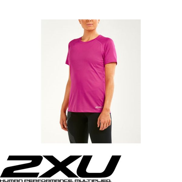 2XU X-VENT Shortsleeve Lady neon pink