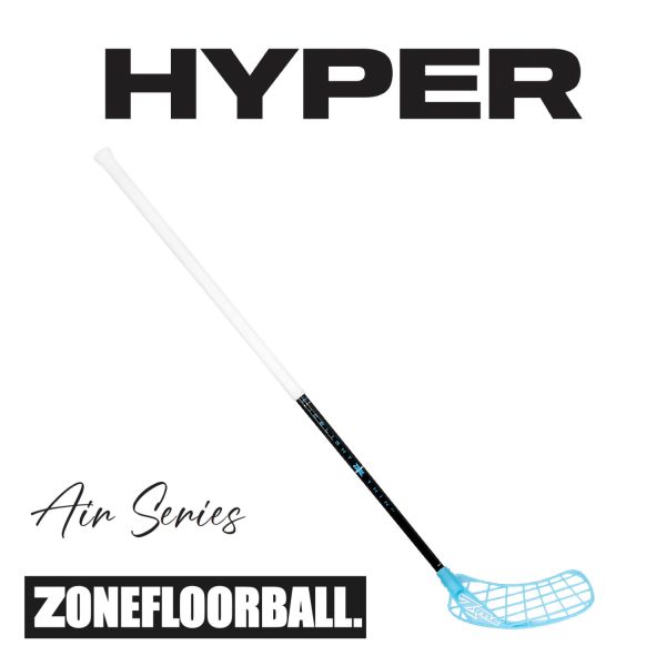 Floorball Schläger - Zone HYPER AIR Superlight 27 D- JAMASI Edition weiß/schwarz