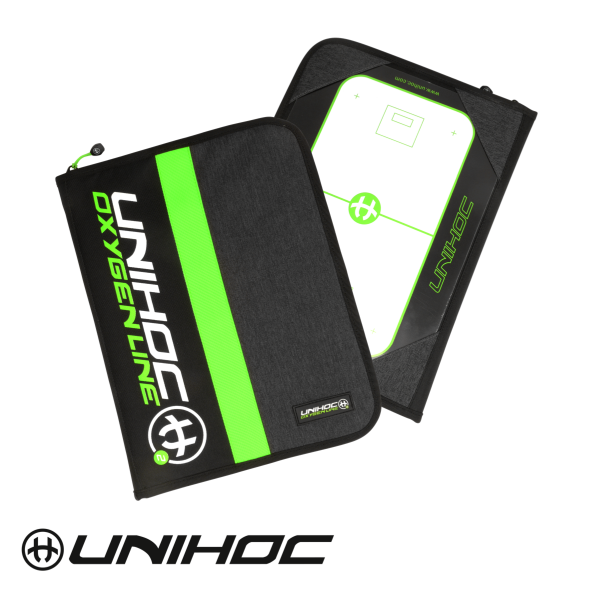 Unihoc Taktikmappe OXYGEN LINE Schwarz/Grün