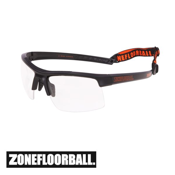 Zone Sportbrille PROTECTOR Senior schwarz/lava orange