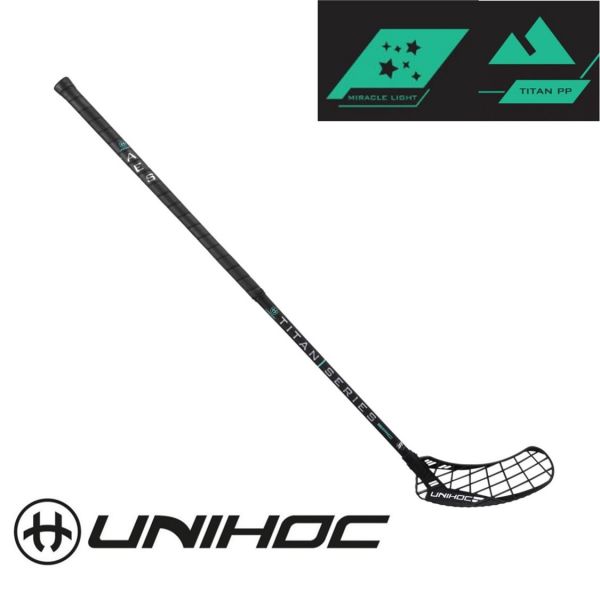 Unihoc EPIC TITAN Miracle Light 26 schwarz