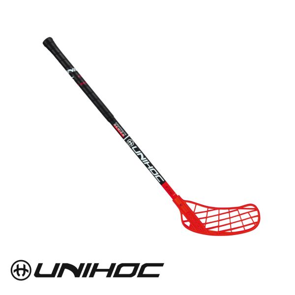 Floorball Schläger für Kinder Unihoc NINO Youngster Composite 36 schwarz/rot